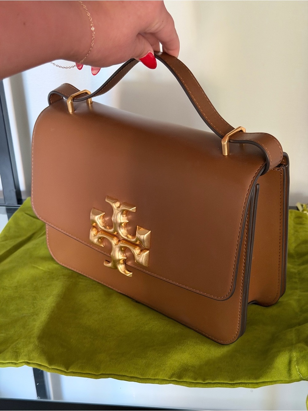 Tory Burch Eleanor Convertible Shoulder Bag - Moose